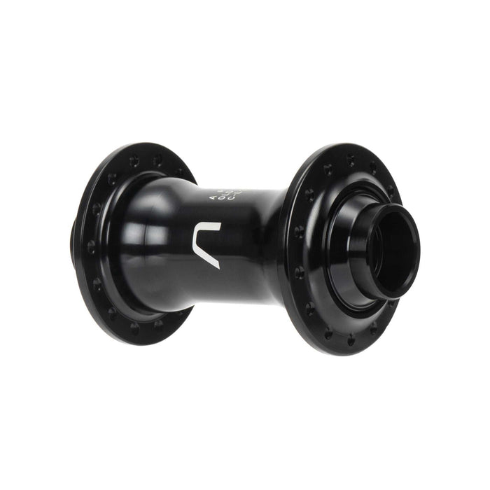 ARISE ECHO FRONT HUB lightweight black race-spec front hub with oversize sealed bearings and 28h or 36h spoke holes.