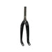 Black ARISE TERRA PRO FORK with tapered carbon fiber steerer and 20mm thru axle for BMX racing