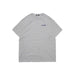 Gray ALIVE INDUSTRY 22LOGO T-shirt with small ALIVE logo on chest