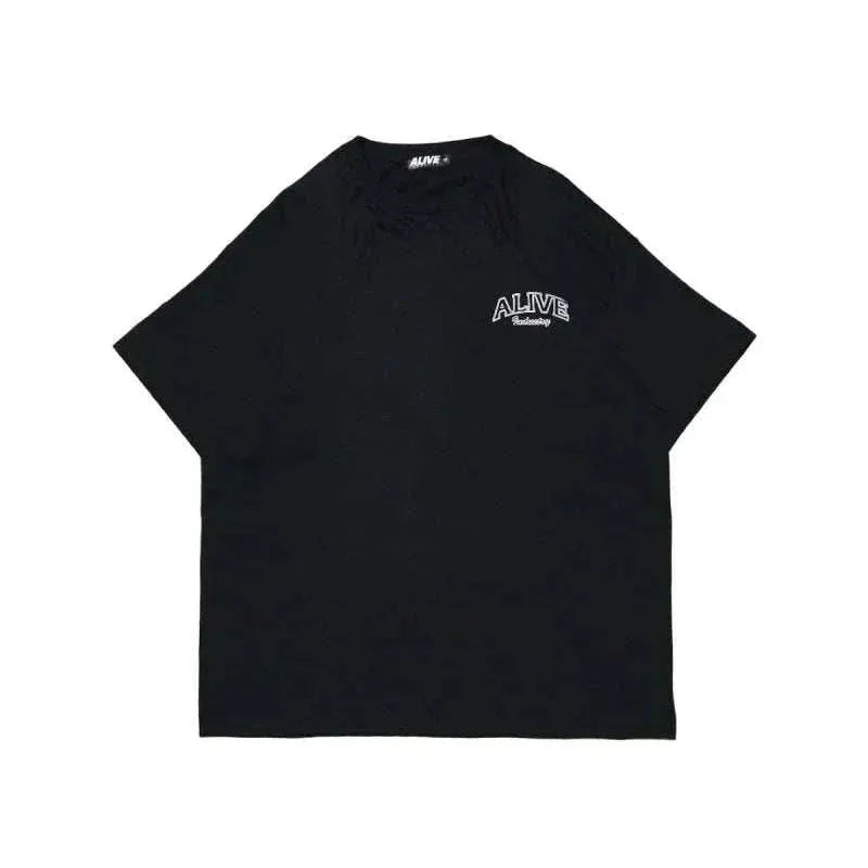 Black Alive Industry F.T.W. T-Shirt made of 100% cotton with front and back screen print and normal fit