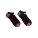 Black and gray low ankle Animal CREW Socken socks with skull design
