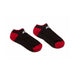 Black and red low ankle ANIMAL CREW SOCKEN socks with logo for comfortable adventurous wear