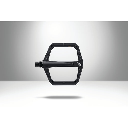 MTB CONNECT Pedals black forged aluminum platform pedal with 22 pins and CNC machined CrMo spindle