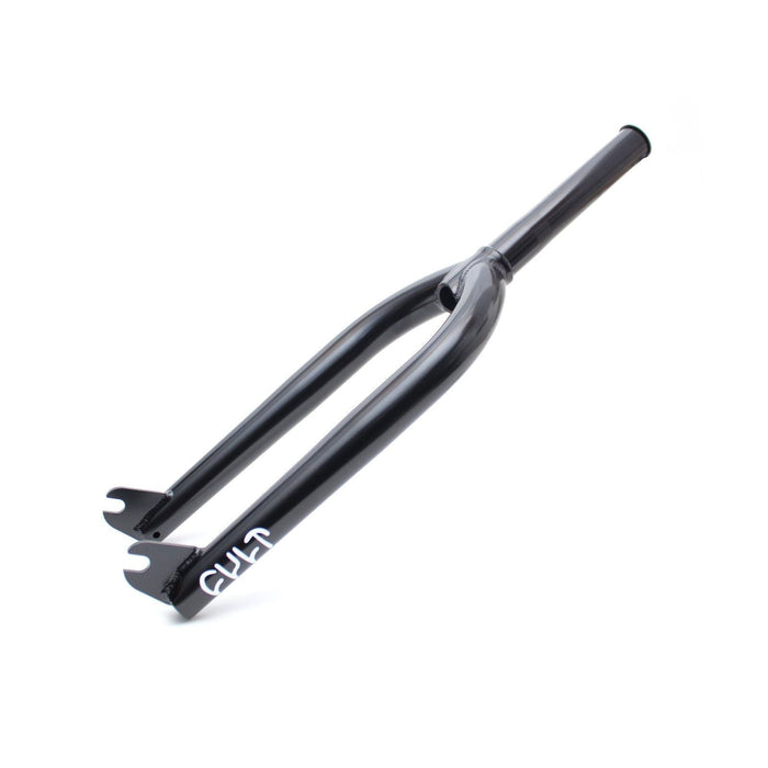 CULT SECT V3 Fork black heat-treated CrMo BMX bike fork with one-piece steerer and peg-friendly dropouts