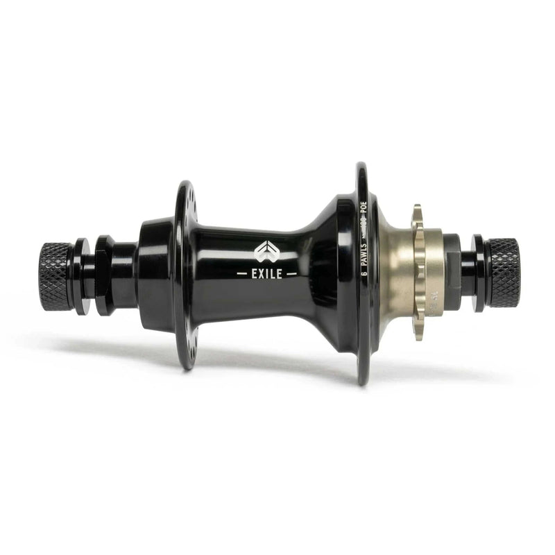 ÉCLAT EXILE CS HUB - lightweight cassette hub for trail/transition riders, featuring a 7075-T6 alloy 6 pawl driver with 120 engagement points.
