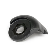 ÉCLAT OVERGUARD REAR HUB GUARD (NYLON) in black, universal fit for bike hubs, pegs, and frames.