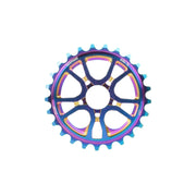 ÉCLAT RS Sprocket, CNC machined 6061-T6 alloy, colorful finish, bicycle component.
