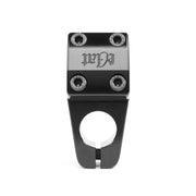 Limited edition ÉCLAT 1023 Stem, black and silver, CNC machined, mid-school style, top-load design.