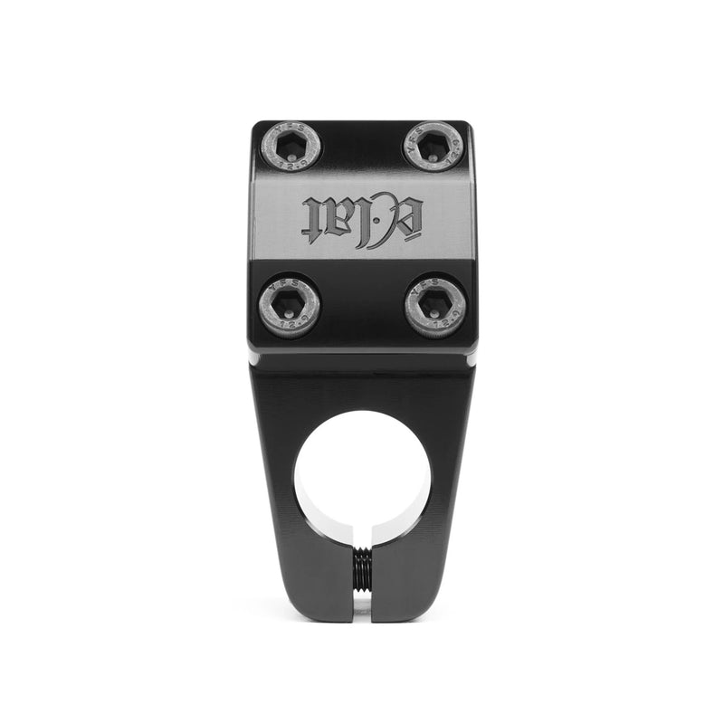 Limited edition ÉCLAT 1023 Stem, black and silver, CNC machined, mid-school style, top-load design.