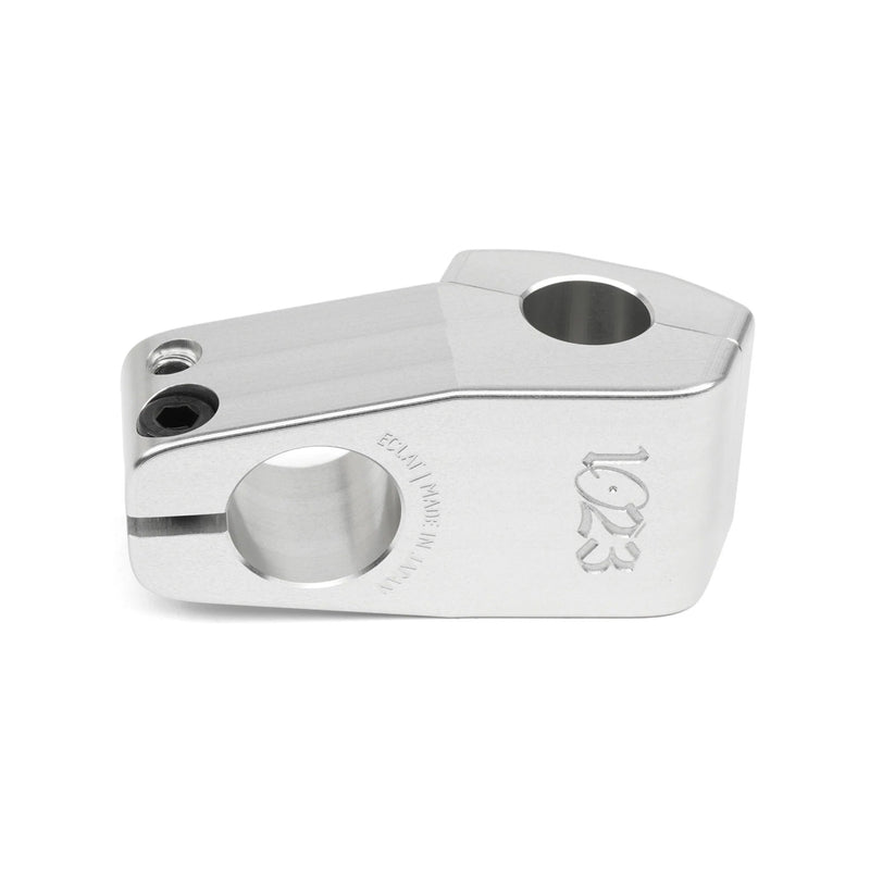 Limited edition ÉCLAT 1023 Stem, silver, CNC machined, mid-school styling.