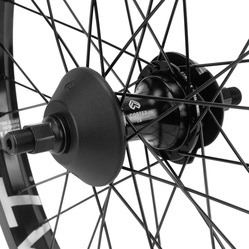 ÉCLAT BONDI / CORTEX EVO CS rear wheel with fully sealed hub and eclat steel spokes.