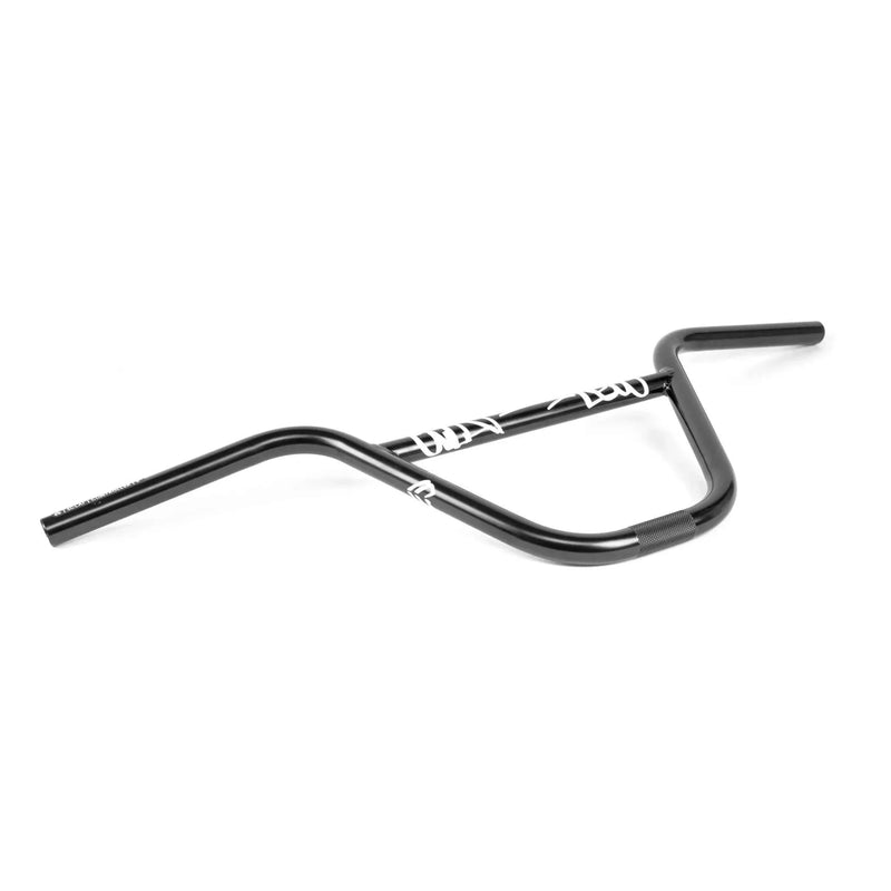 Éclat PRO Lewis Mills signature Controller Bar in black, featuring multiple rise options, seamless 4130 crmo, and oversized clamping.