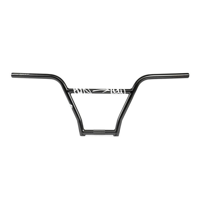 Éclat CONTROLLER 4PC Handlebar, Lewis Mills signature, retro-inspired design, ultra-durable chromoly tubing, black color.