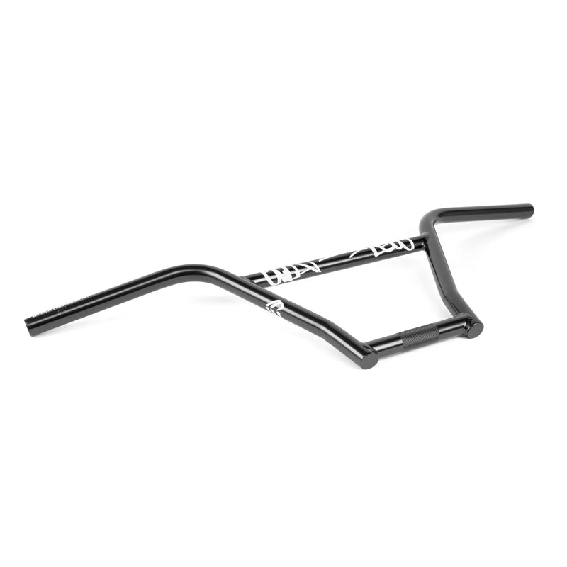 Éclat CONTROLLER 4PC Handlebar, Lewis Mills signature, black chromoly BMX bar with retro-inspired design.