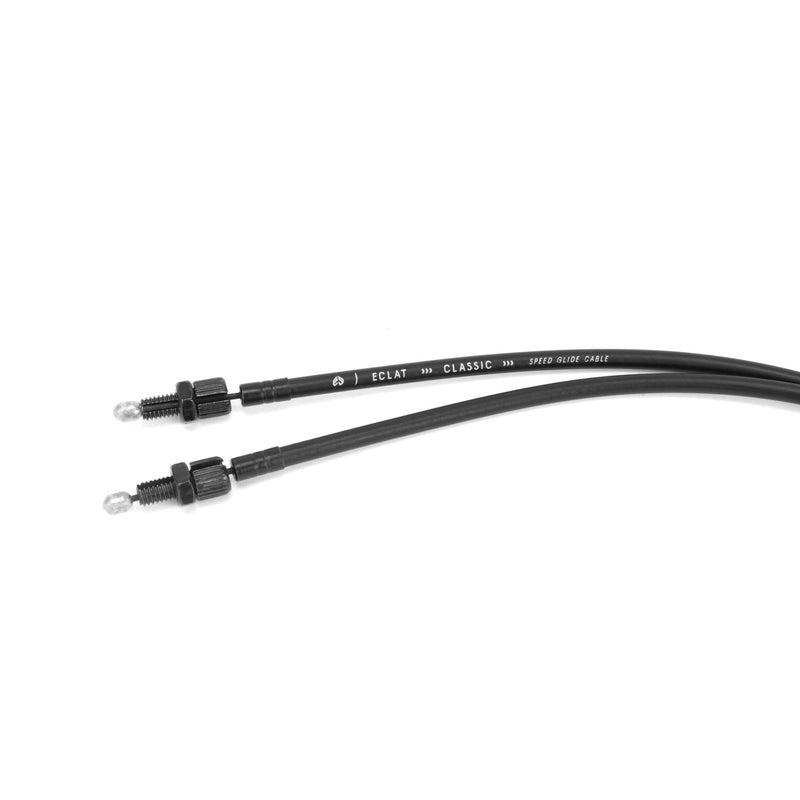 Cyclone Rotor Set cables featuring dual upper and classic splitter lower cable in black.
