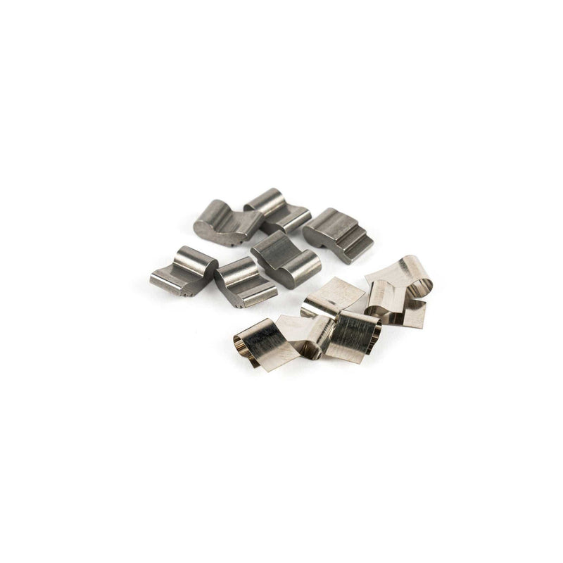 ÉCLAT EXILE HUB spare parts metal clips on white background