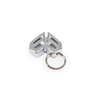 ÉCLAT SPOKE KEY CHAIN made from heat-treated chromoly, durable keyring, silver color, 35mm size.
