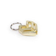 ÉCLAT SPOKE KEY CHAIN made from heat-treated chromoly in gold color.