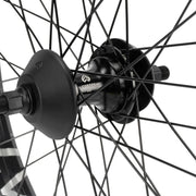 ÉCLAT TRIPPIN/CORTEX EVO CS cassette rear wheel with black spokes, hub guards, and 36h Trippin rim.