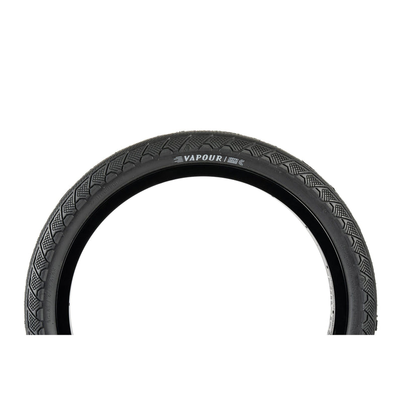 ÉCLAT VAPOUR TIRE with textured tread, black, 2.4" size shown.