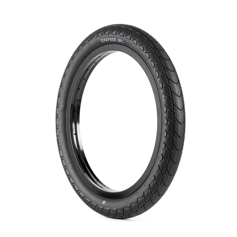 ÉCLAT VAPOUR TIRE, black, 2.4-inch, durable multi-textured tread, high grip and puncture-resistant for trails and bowls.