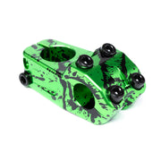 Green ÉCLAT BURNS V2 TOP LOAD STEM with unique offset rear and CNC machined 6061-T6 alloy construction.