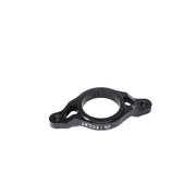 ÉCLAT RISE ROTOR PLATE, CNC-machined alloy, lightweight design, black.