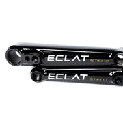 ÉCLAT TIBIA XLT Crankset, lightweight BMX crank, glossy black design.