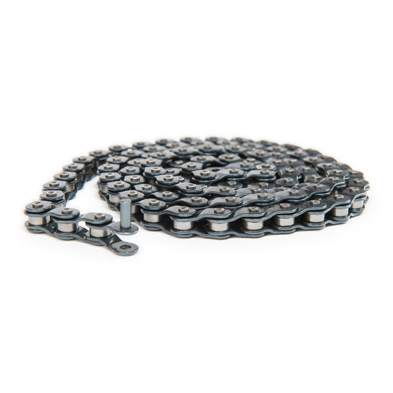 ÉCLAT 4-Stroke Halflink Chain, steel construction, bullet-proof design, available in black, silver, and gold.
