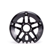 ÉCLAT ABYSS GUARD SPROCKET black 5-spoke 25t CNC machined 7075-T6 alloy bicycle sprocket with weight-saving design and crank compatibility