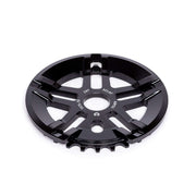 ÉCLAT ABYSS GUARD SPROCKET black 25t or 28t CNC machined 7075-T6 alloy bike sprocket with five-spoke design and weight-saving cutouts