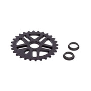ÉCLAT ABYSS SPROCKET black CNC machined 6061-T6 alloy bike sprocket with adaptors and 25 or 28 tooth options