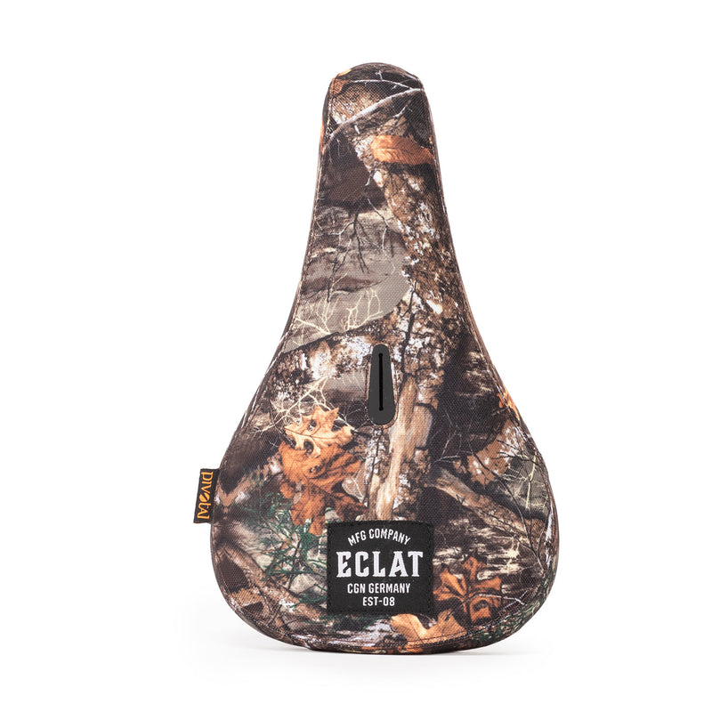 ÉCLAT BIOS Pivotal Seat Fat with custom camo design and durable nylon/fibre base.