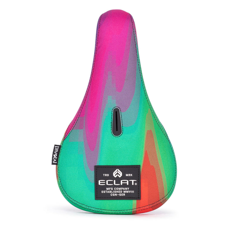 ÉCLAT BIOS PIVOTAL SEAT in vibrant colors, featuring custom-designed base, nylon/fiber material, and Pivotal seat technology.