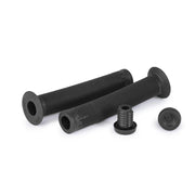 ÉCLAT BRUNO GRIP black bicycle grips with Corx V2 barends, featuring VEX K compound rubber for enhanced grip and durability.