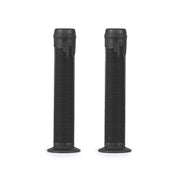 Pair of black ÉCLAT BRUNO GRIP BMX grips with ribbed texture and soft rubber material