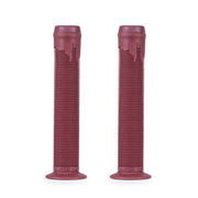 ÉCLAT BRUNO GRIP in burgundy, long and thin BMX handlebar grips with VEX K compound rubber for enhanced grip and durability.