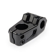 ÉCLAT BURNS V2 TOP LOAD STEM, CNC machined 6061-T6 alloy, black, designed for strength and impact resistance.
