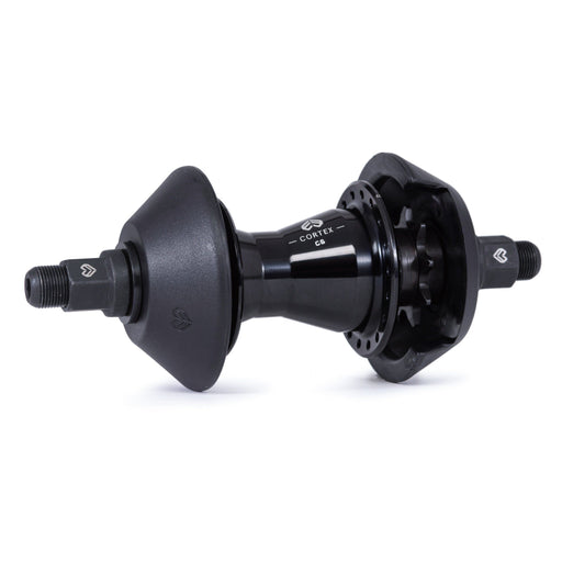 ÉCLAT CORTEX CASSETTE HUB, durable alloy with nylon guards, black finish.