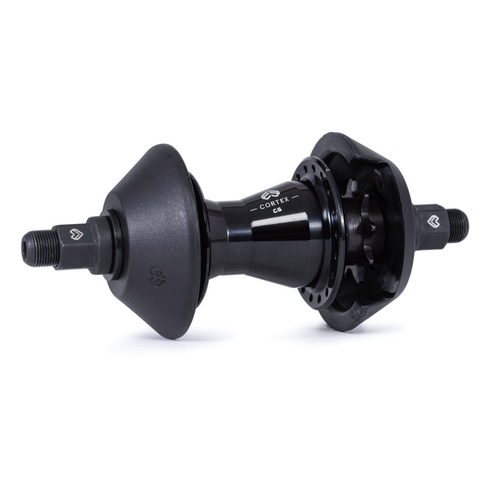 ÉCLAT CORTEX CASSETTE HUB, durable alloy with nylon guards, black finish.