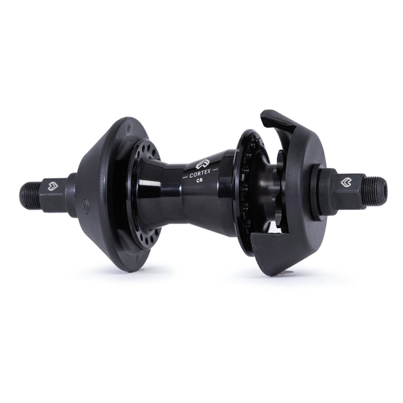 ÉCLAT CORTEX CASSETTE HUB with durable black alloy hub-shell and nylon guards.
