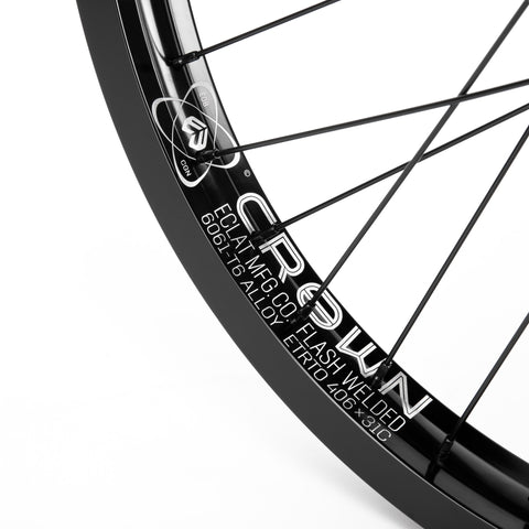 ÉCLAT CROWN/ SEISMIC Frontwheel with SEISMIC Hub & 2 Nylon Guards