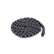 Black Diesel chain motorbike style with half-link, steel chromized treatment, lightweight and strong pins and plates.