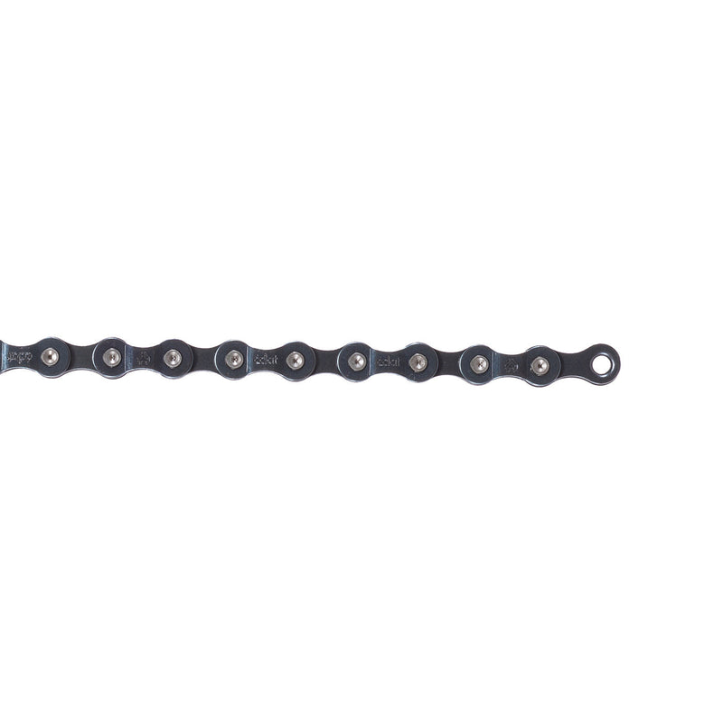 Diesel chain motorbike style, steel, chromized treatment, 1/2" x 1/8", black.