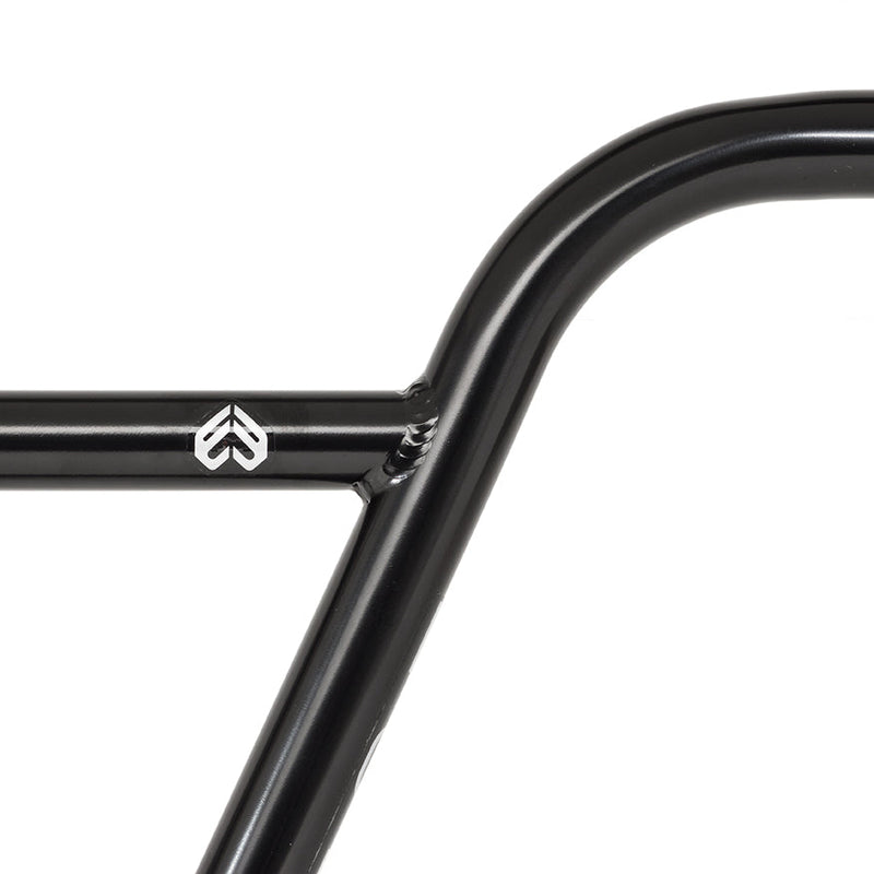 Strong and durable Dive Bar handlebar with updated geometry in black Chromoly tubing.