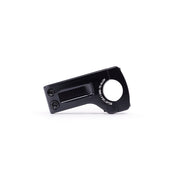 ÉCLAT Domain front load stem in black, CNC machined 6061-T6 alloy with 50mm reach and wider faceplate for improved clamping.