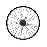 ÉCLAT E440/CORTEX FREECOASTER rear wheel with stainless steel spokes and black nipples.