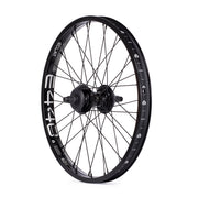 ÉCLAT E440/CORTEX FREECOASTER rear wheel with 36h 6061-T6 alloy rim, stainless steel spokes, Cortex Freecoaster hub, black finish, lightweight and durable design