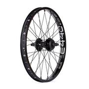 ÉCLAT E440/CORTEX FREECOASTER rear wheel with 36h E440 6061-T6 alloy rim, Cortex Freecoaster hub, black stainless steel spokes.