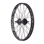 ÉCLAT E440 rim black rear wheel with Seismic cassette hub and black steel spokes